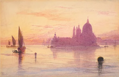 Santa Maria della Salute, Venecia, al atardecer, 1865-84